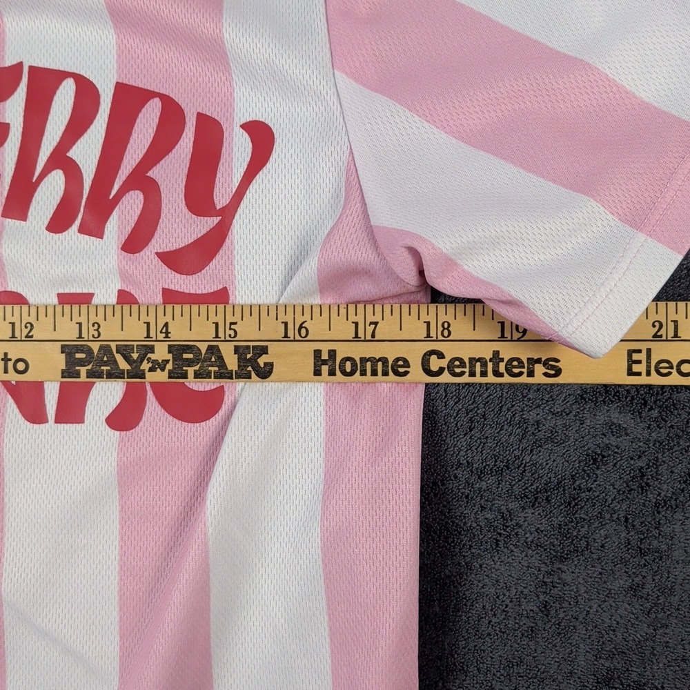 Juniors' Strawberry Shortcake Soccer Jersey | Pink-White Size S - Picture 4 of 5